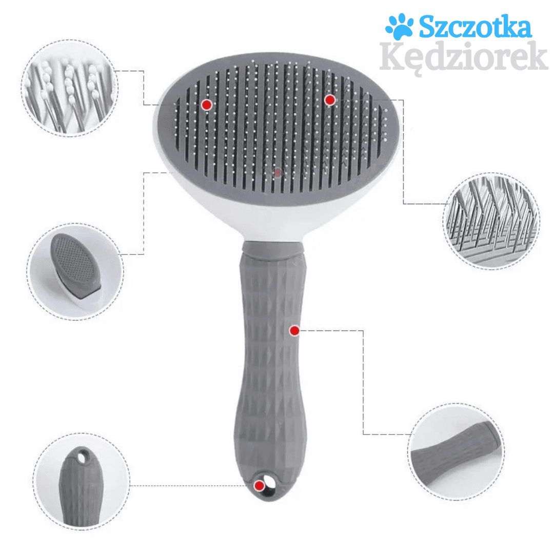 Szczotka dla zwierząt-Kędziorek
